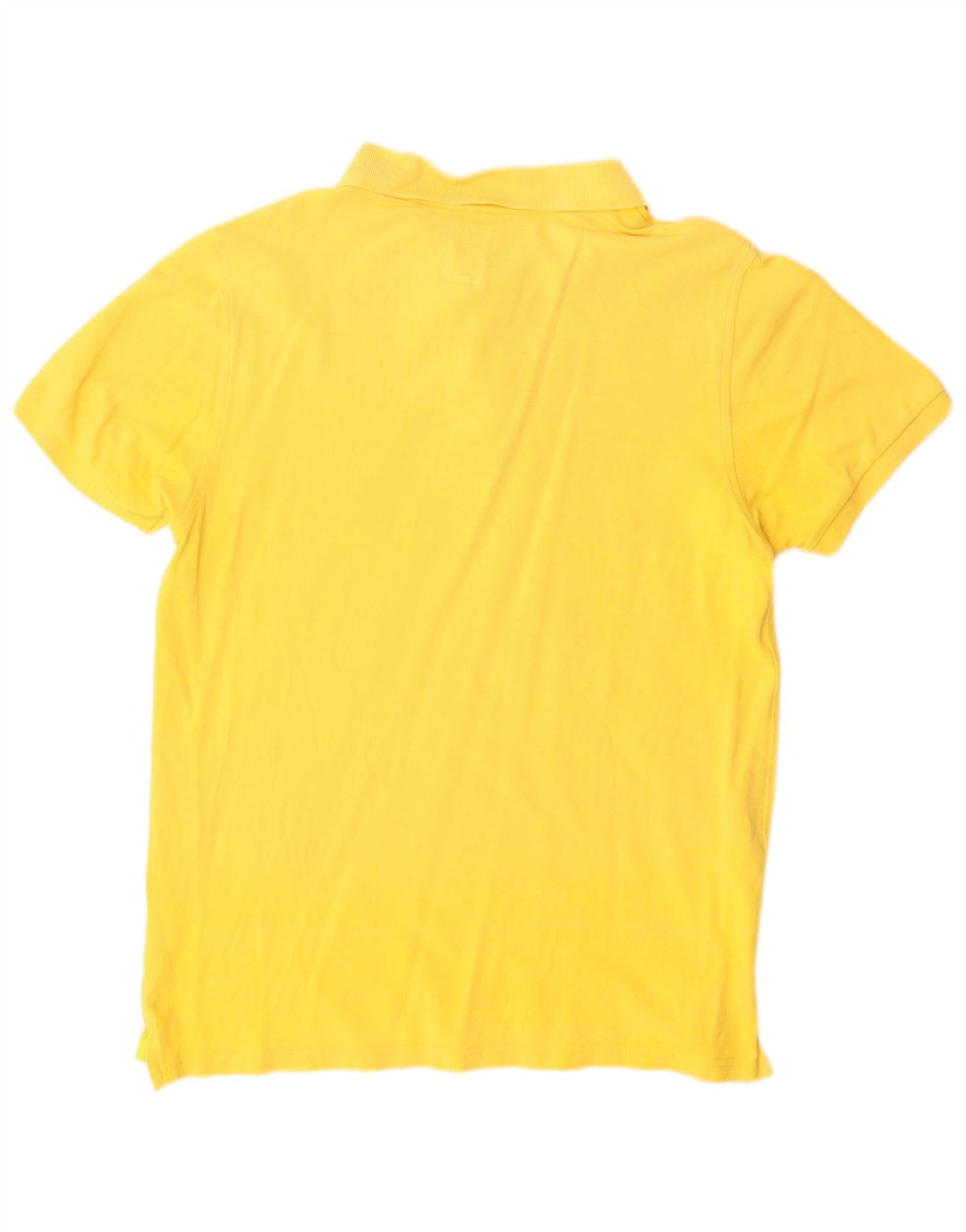 Lyle & Scott Herren-Poloshirt aus mittelgelber Baumwolle