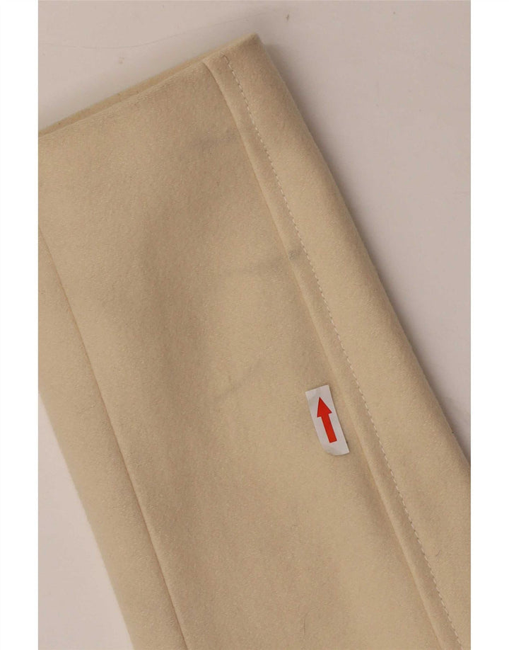 Benetton Damen Mantel IT 44 Medium Off White Wool