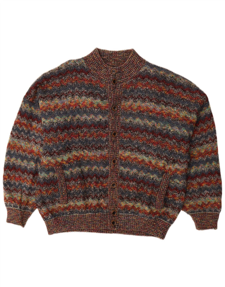 Vintage Herren Pullover Pullover 2XL Bunt gestreift Wolle