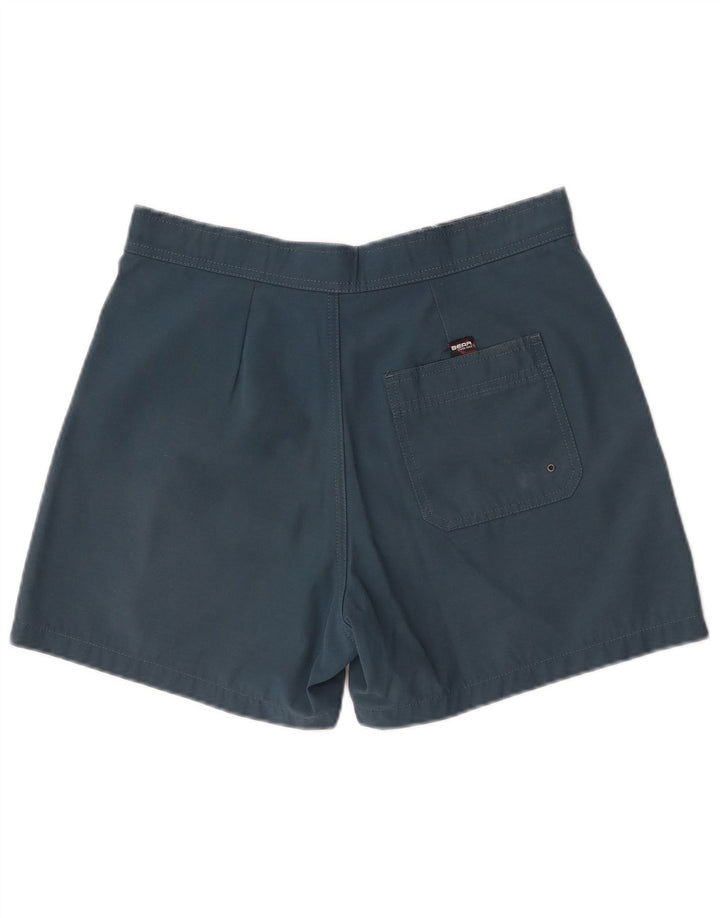 Bear Herren-Badeshorts, mittelgroß, marineblau, Colourblock-Polyester