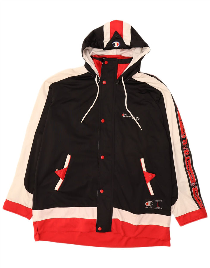 CHAMPION Herren-Trainingsanzugoberteil mit Grafik, groß, mehrfarbig, Farbblock