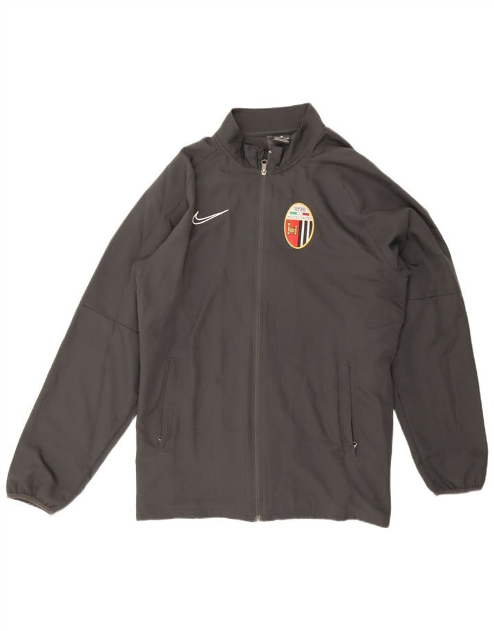 Nike Herren Ascoli Calcio 1898 Trainingsanzug Top Jacke XL Grau Polyester