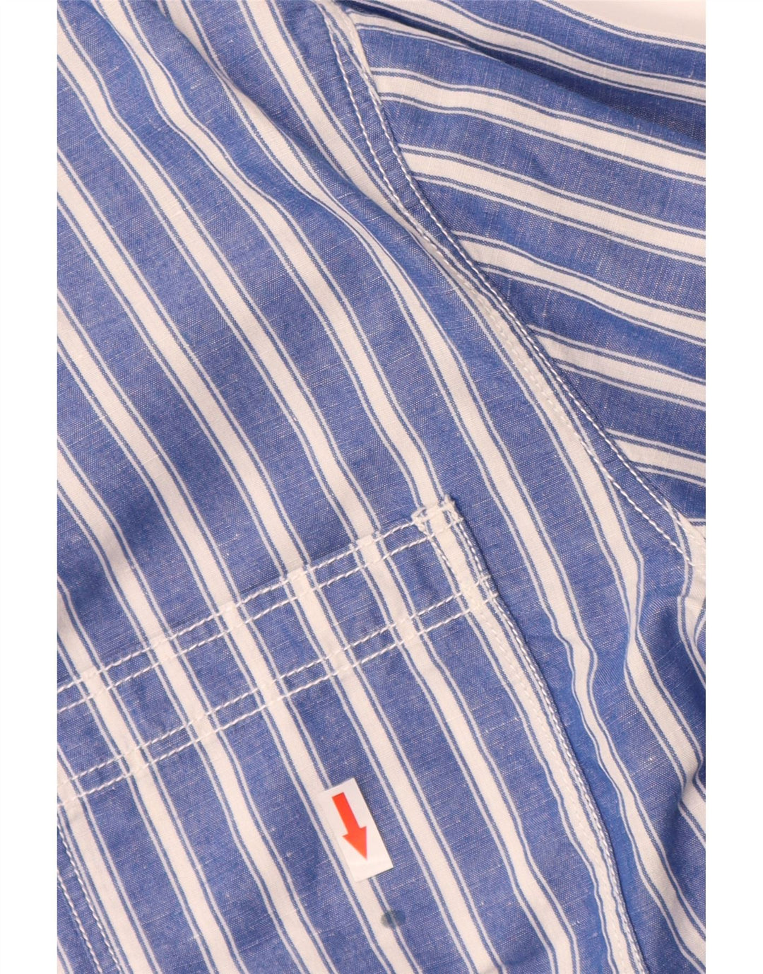 Fat Face Herrenhemd Mittelblau gestreift