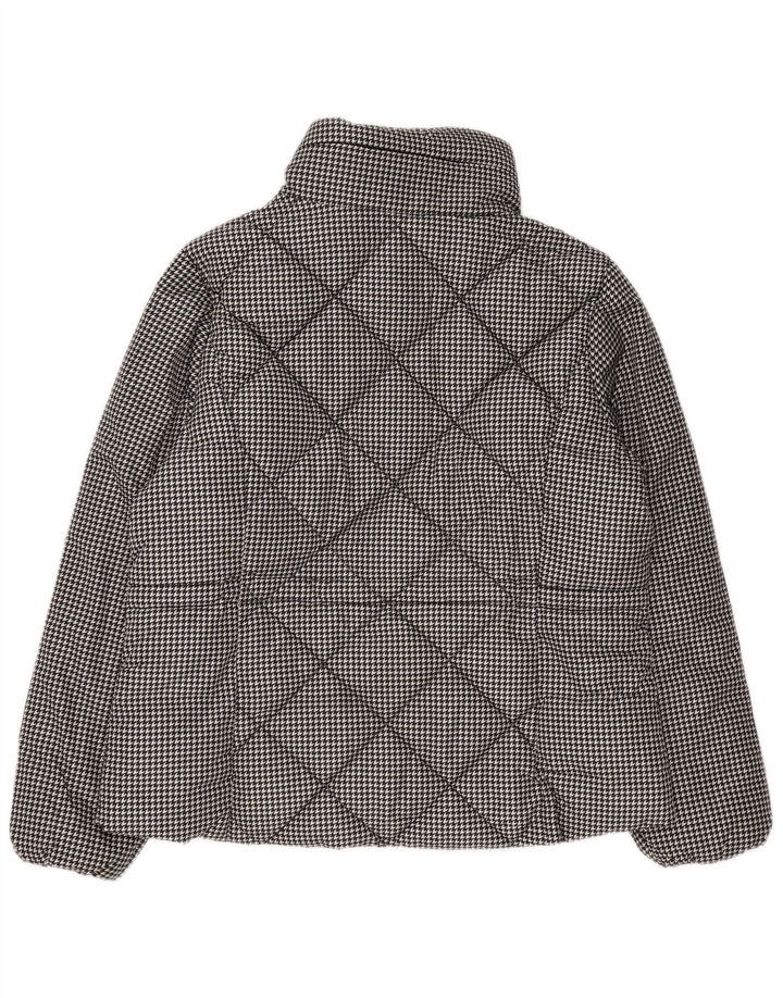 Marks & Spencer Damen Steppjacke UK 16 Large Schwarzer Hahnentritt