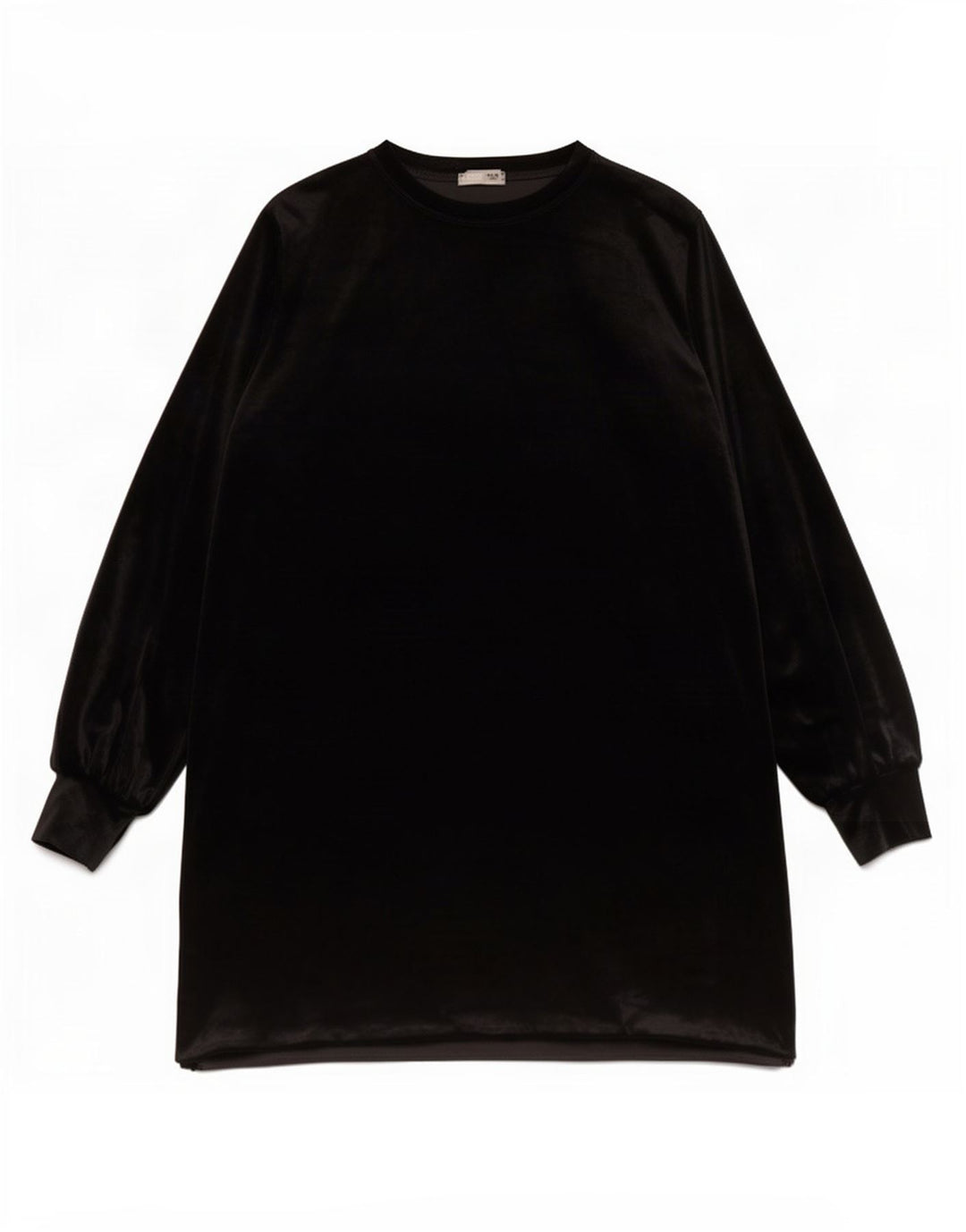Zara Damen Langarm-Etuikleid UK 16 Large Schwarz Polyester
