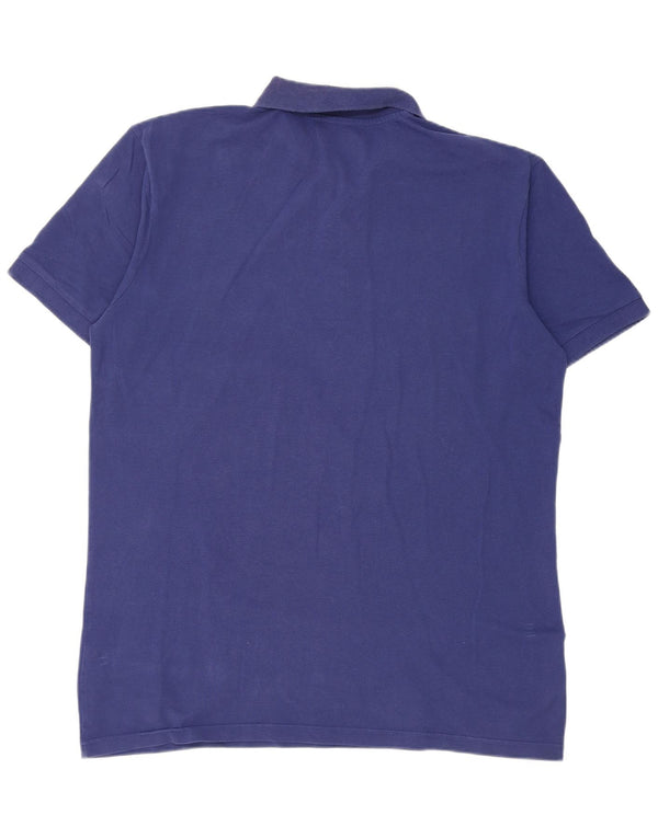 Kappa Herren Poloshirt 2XL Blau Baumwolle