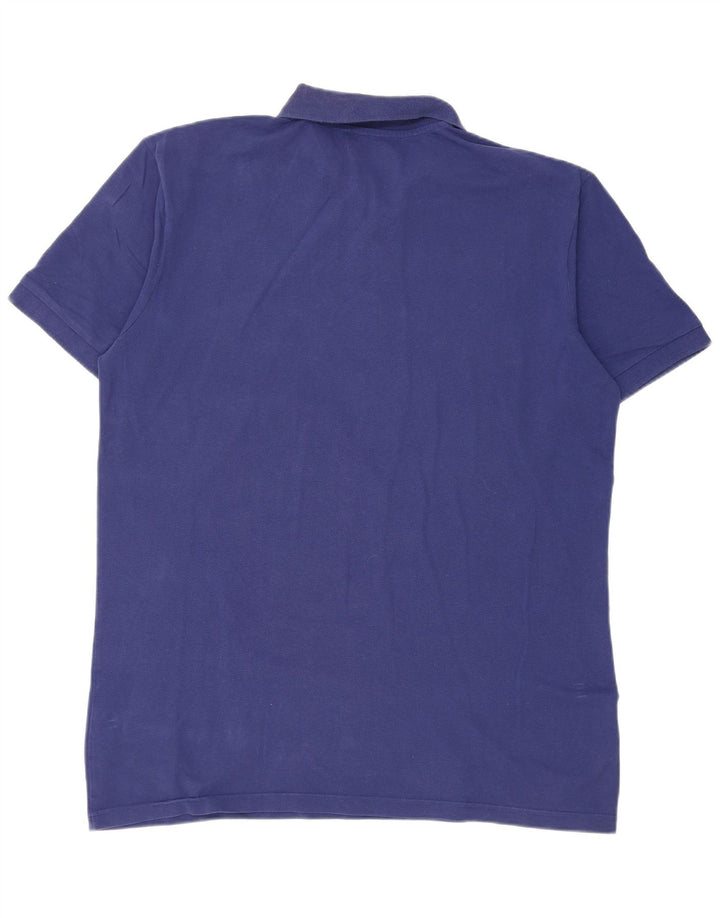 Kappa Herren Poloshirt 2XL Blau Baumwolle