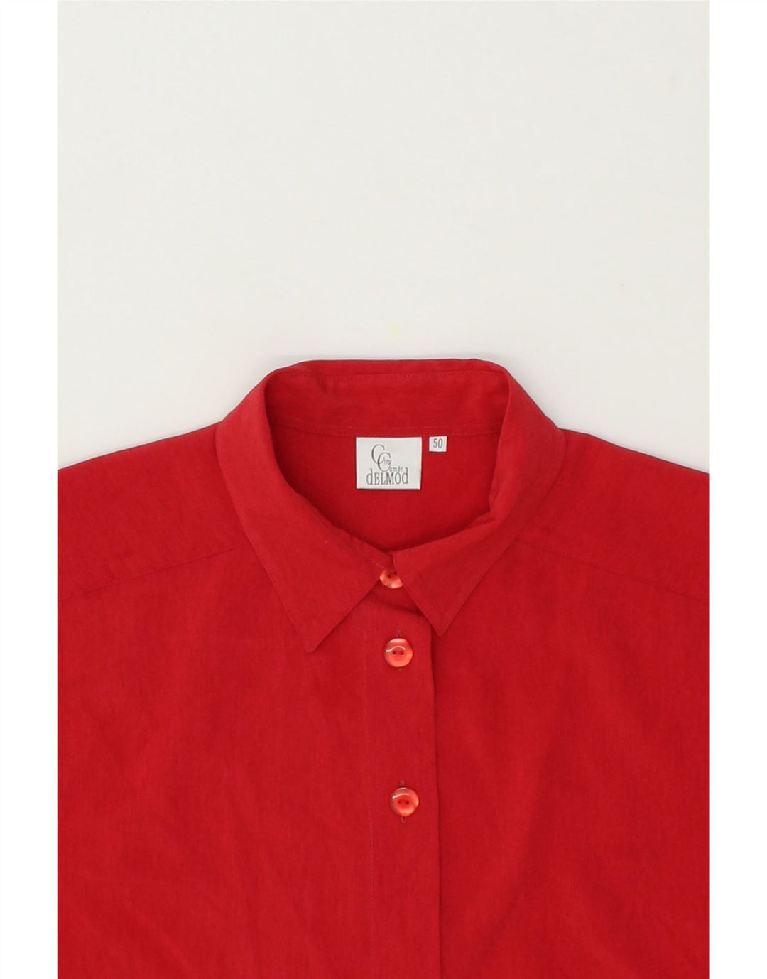 DELMOD Womens Shirt Blouse IT 50 XL Red Vintage Delmod and Second-Hand Delmod from Messina Hembry 