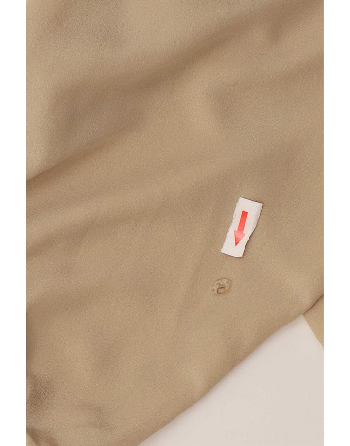 Luisa Spagnoli Damen Hemdbluse UK 18 XL Beige Polyester