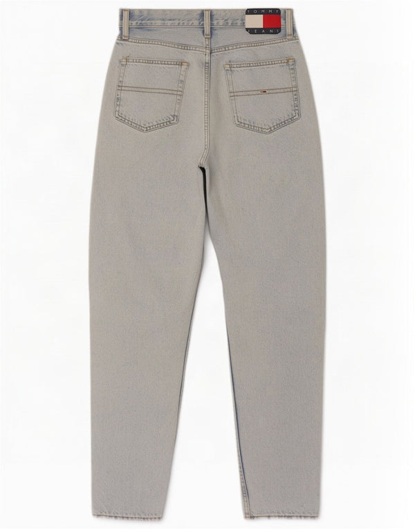 Tommy Hilfiger Damen Mom Ultra High-Rise Tapered Jeans W27 L28 Blau