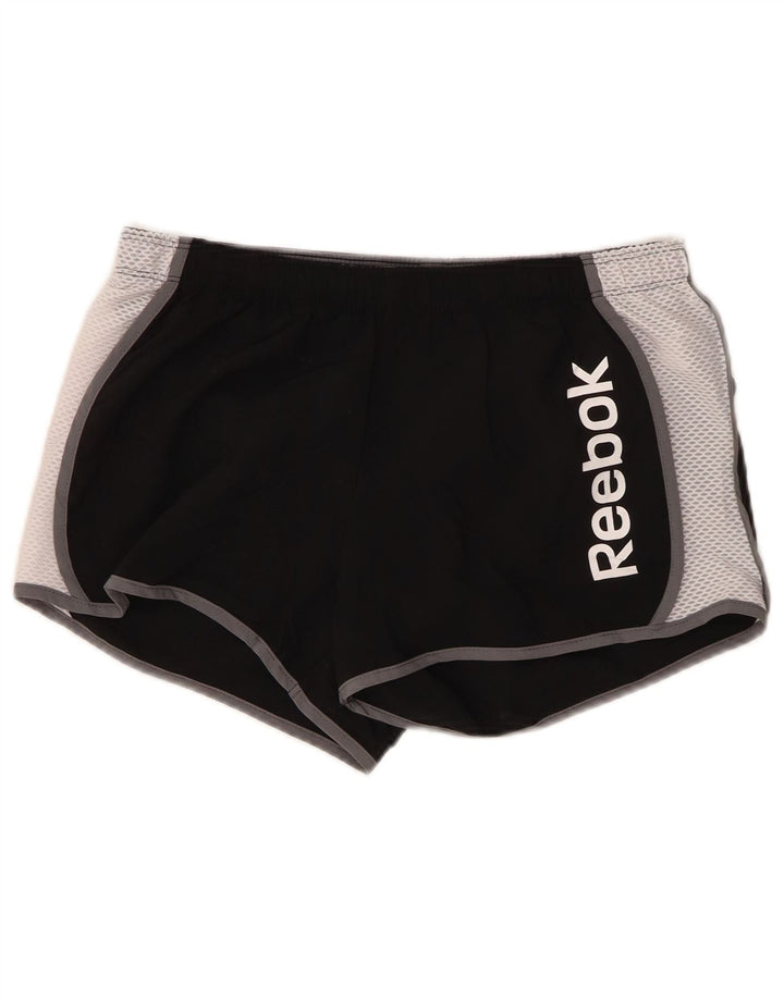 REEBOK Herren Sportshorts mit Grafik, Größe S, Schwarz, Farbblock