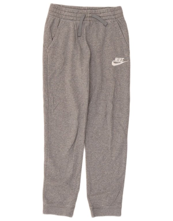 Nike Trainingshose für Jungen, Jogger, 12–13 Jahre, groß, grau gefleckte Baumwolle