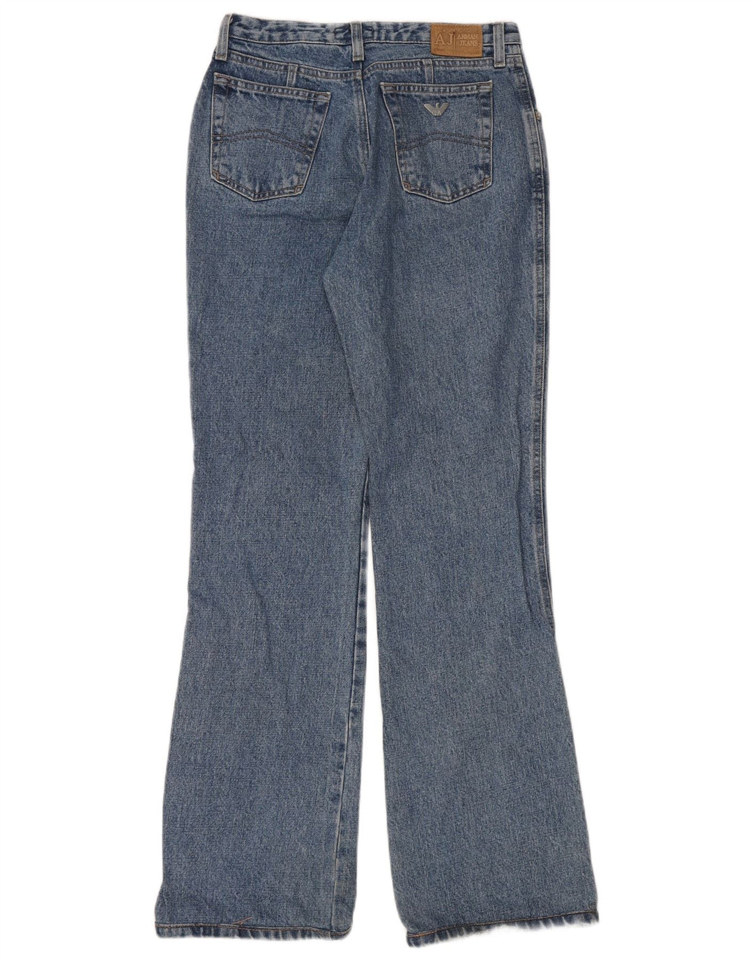 Armani Damen Schlagjeans W28 L32 Blaue Baumwolle