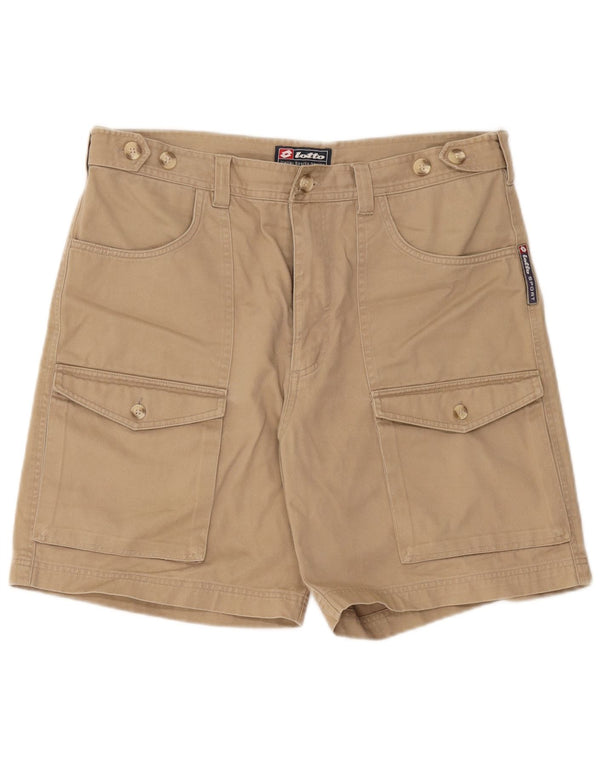 Lotto Herren Cargoshorts UK 40/42 Large W36 Beige Baumwolle
