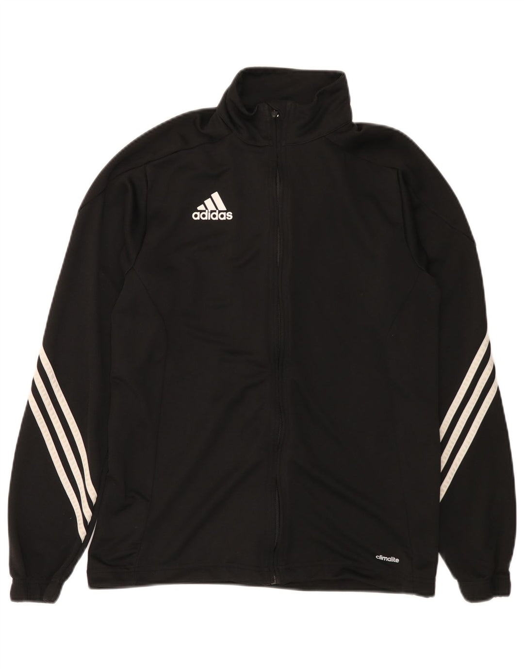 Adidas Herren Climalite Trainingsanzug Top Jacke Medium Schwarz Polyester
