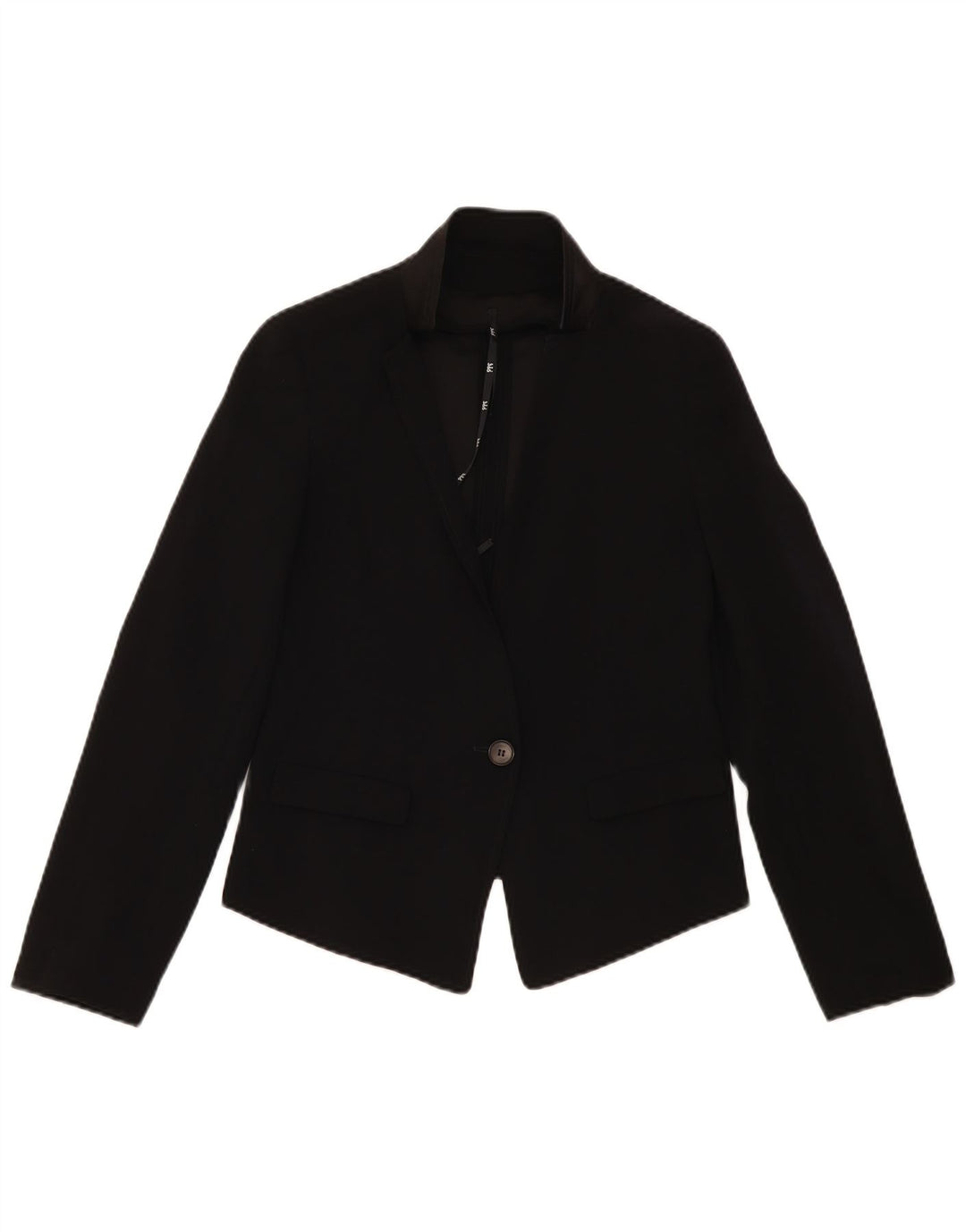 Marella Damen-Blazerjacke mit 1 Knopf, Größe S, Größe S, Schwarz, Polyester
