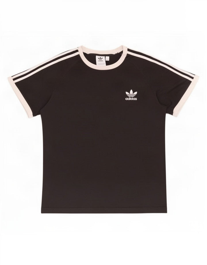 Adidas Herren T-Shirt Top Large Schwarz Baumwolle