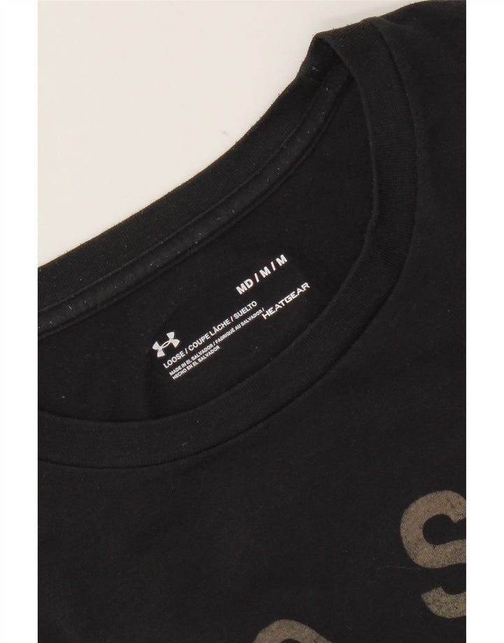 Under Armour Herren Heat Gear Graphic T-Shirt Top Medium Schwarz