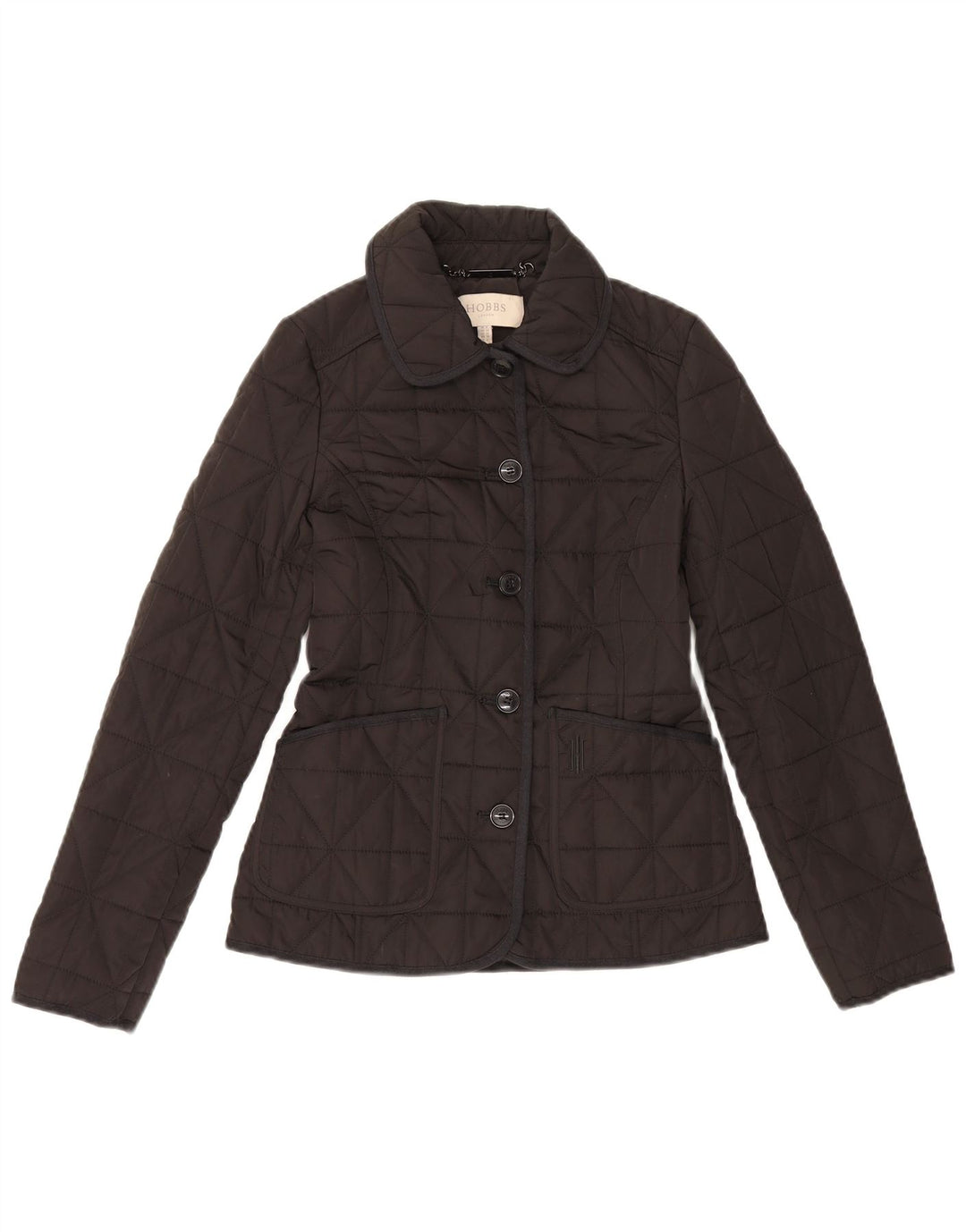 Hobbs Damen Steppjacke UK 6 XS Schwarz Polyester Classic