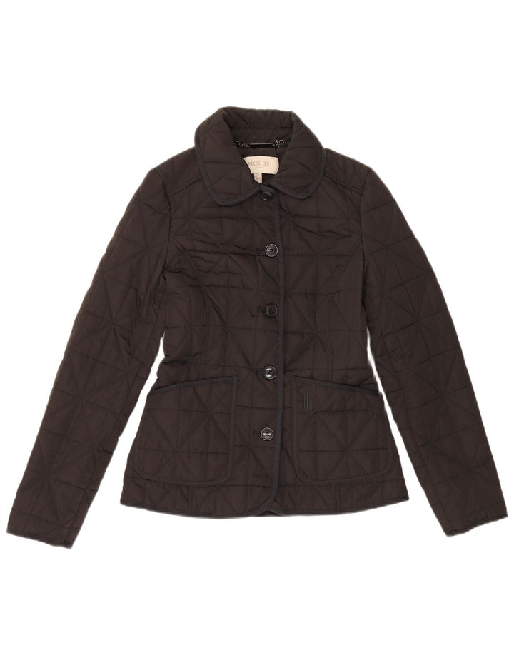 Hobbs Damen Steppjacke UK 6 XS Schwarz Polyester Classic
