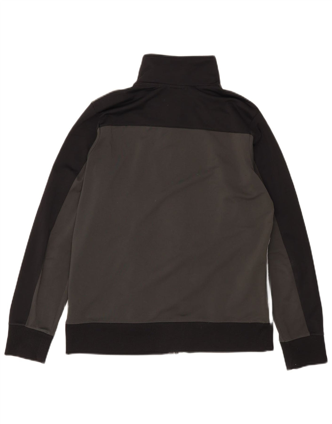 Nike Jungen-Trainingsanzug-Top-Jacke, 13–14 Jahre, XL, graues Colourblock-Polyester