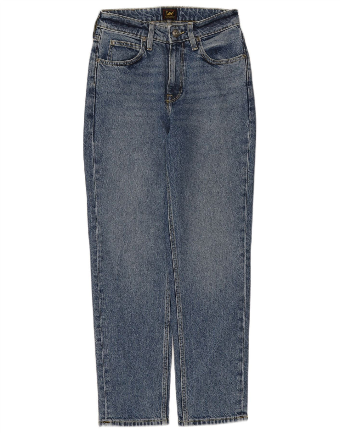 Lee Damen Carol Slim Jeans W25 L27 Blaue Baumwolle