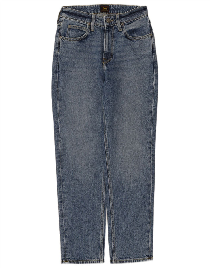 Lee Damen Carol Slim Jeans W25 L27 Blaue Baumwolle