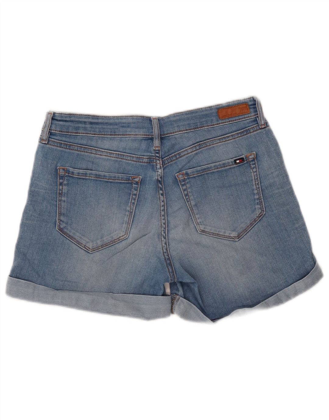 Tommy Hilfiger Womens Denim Shorts W28 Medium Blue Cotton