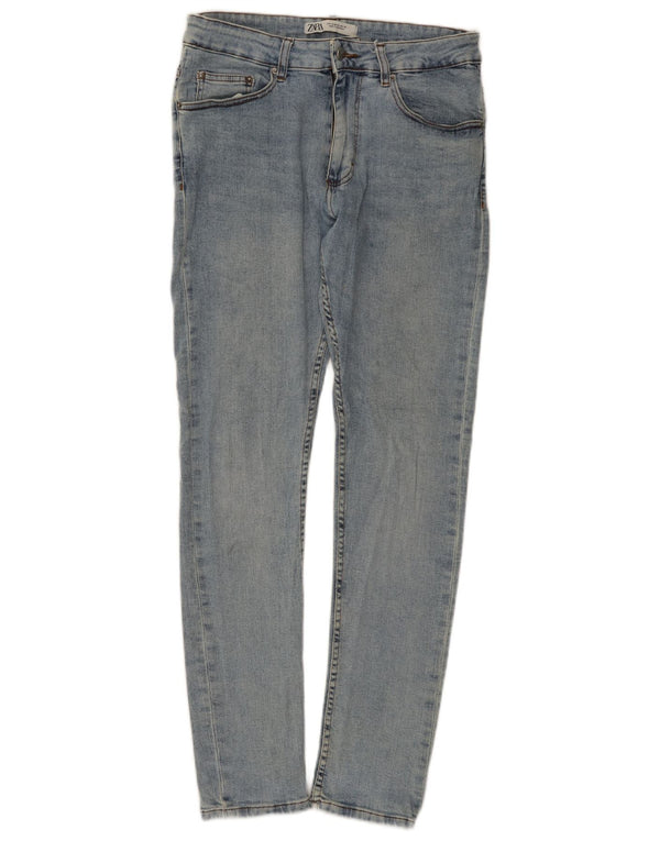 Zara Herren Skinny Jeans EU 42 Large W32 L32 Blaue Baumwolle