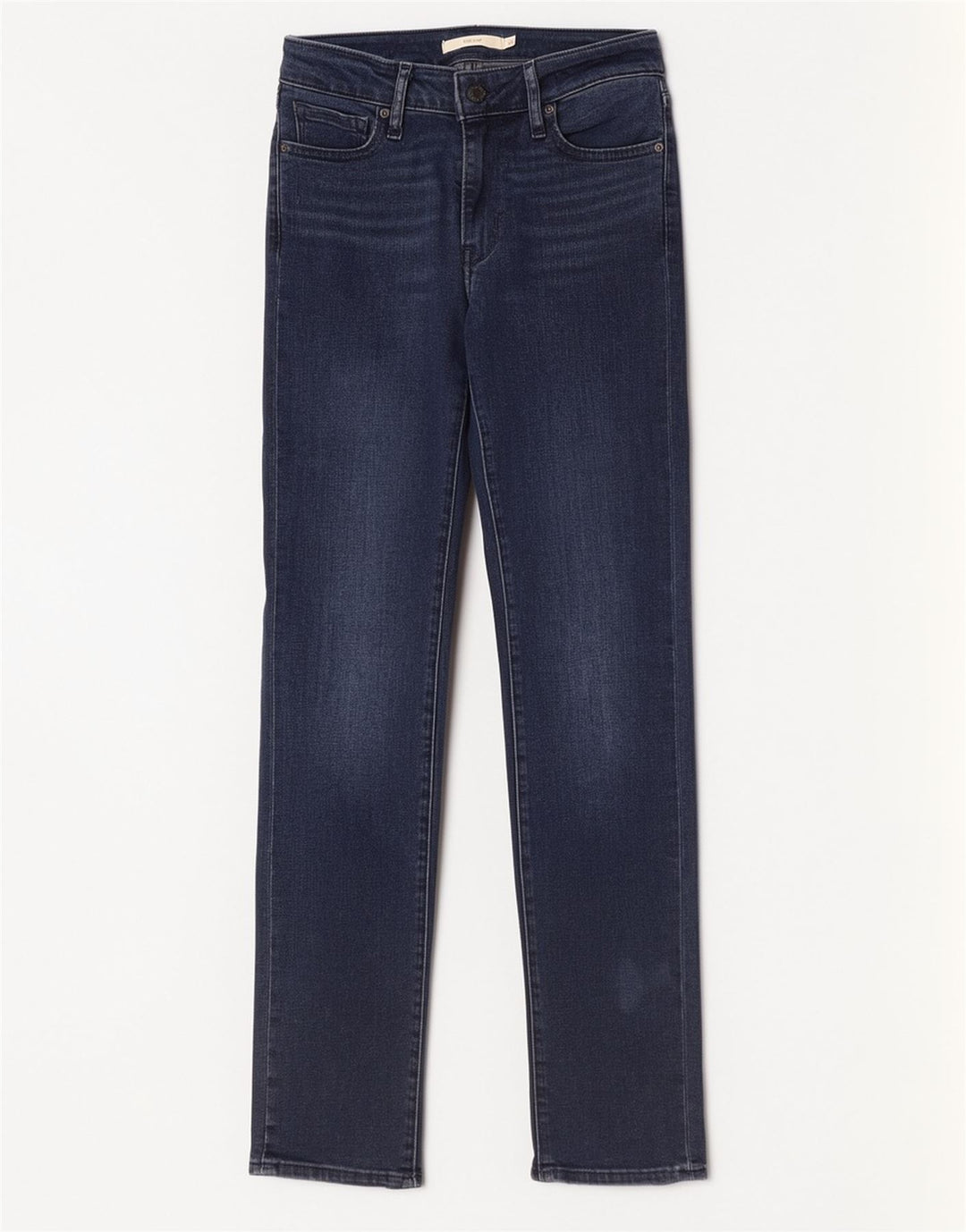 Levi's Damen 712 Slim Jeans W26 L30 Marineblau Baumwolle