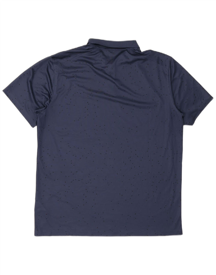 Nike Herren Dri Fit Standard Fit Poloshirt, groß, Marineblau, Polyester