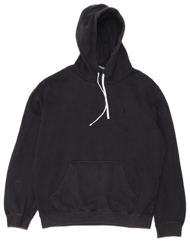 Champion Herren-Kapuzenpullover, groß, aus schwarzer Baumwolle
