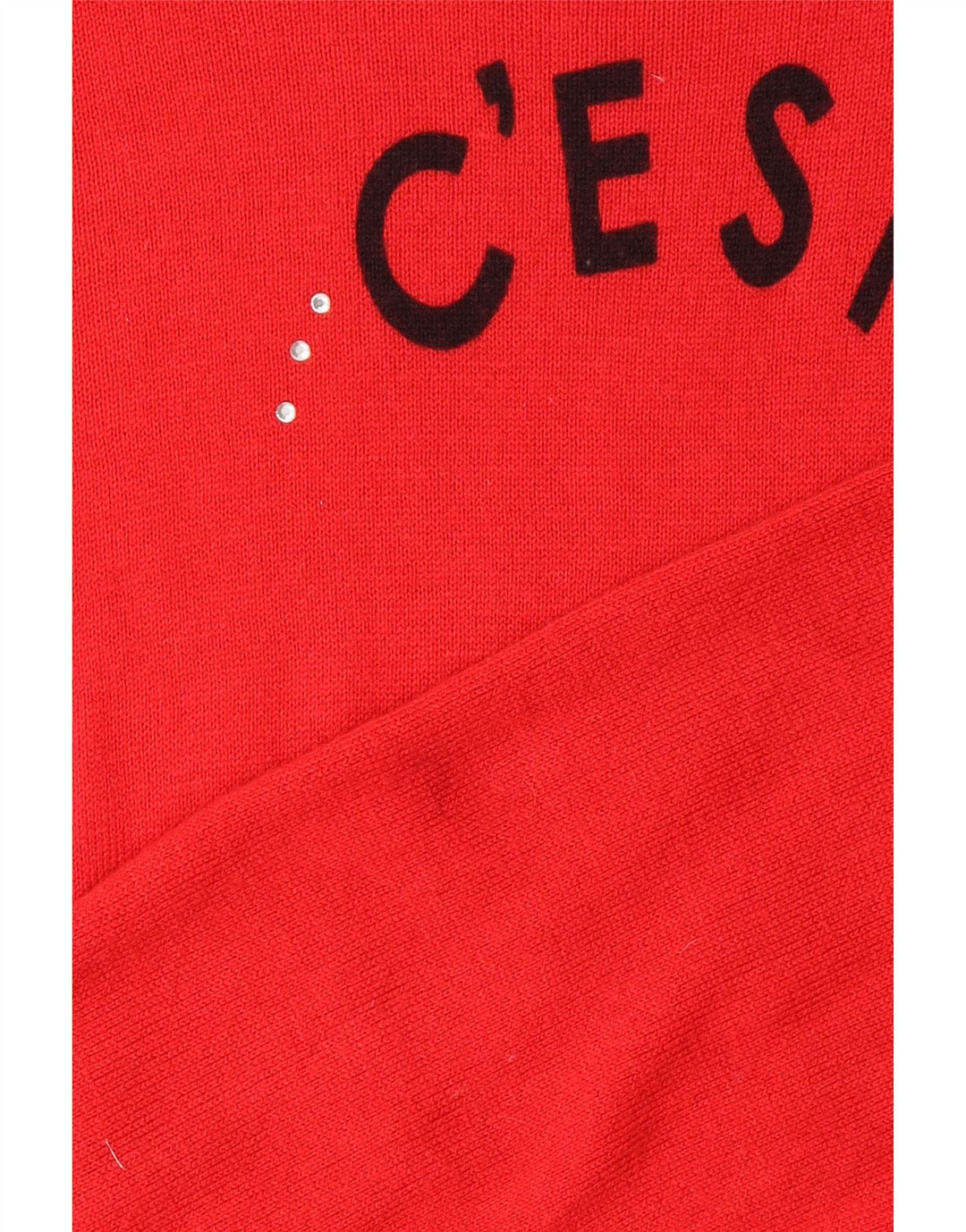 MARKS & SPENCER Damen-Pullover mit grafischem U-Boot-Ausschnitt, UK 18, XL, Rot