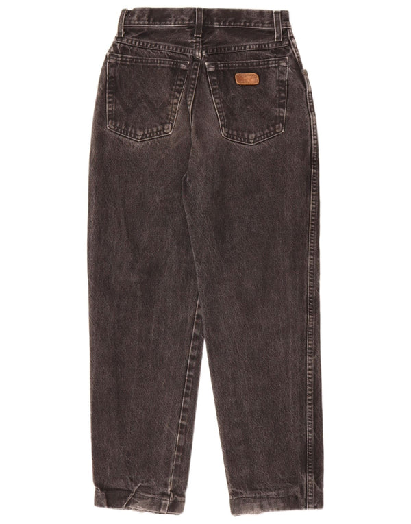 Wrangler Damen High Waist Tapered Jeans US 10 Large W30 L27 Graue Baumwolle