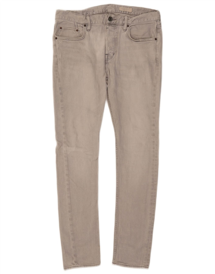 All Saints Herren Cigarette Skinny Jeans W35 L31 Grau