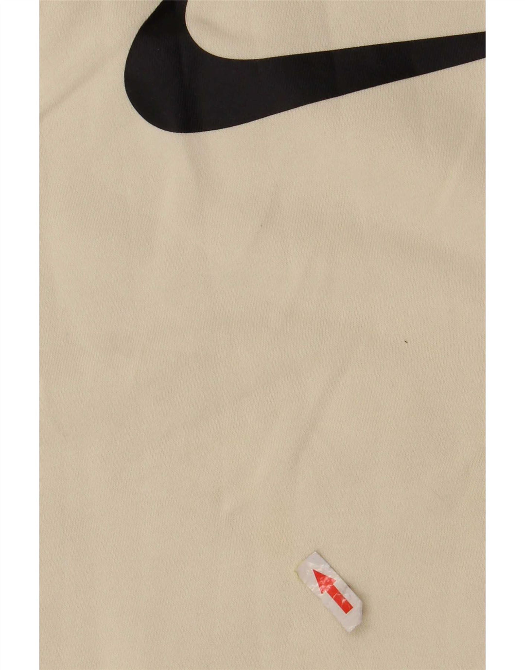 Nike Herren-Sweatshirt mit Grafik, mittelgroß, cremefarbene Colourblock-Baumwolle