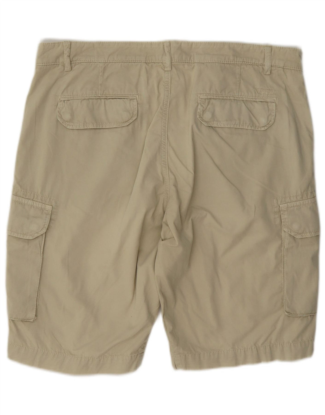 40Weft Herren-Cargoshorts IT 52 XL W38 Beige Baumwolle