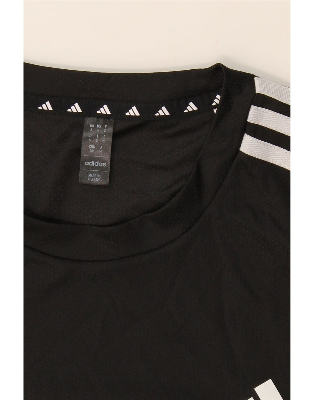 ADIDAS Mens Aeroready T-Shirt Top Small Black Polyester Vintage Adidas and Second-Hand Adidas from Messina Hembry 
