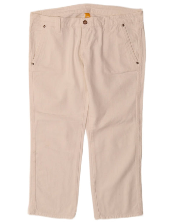 Upstar Damen Straight Jeans W32 L27 Weiße Baumwolle