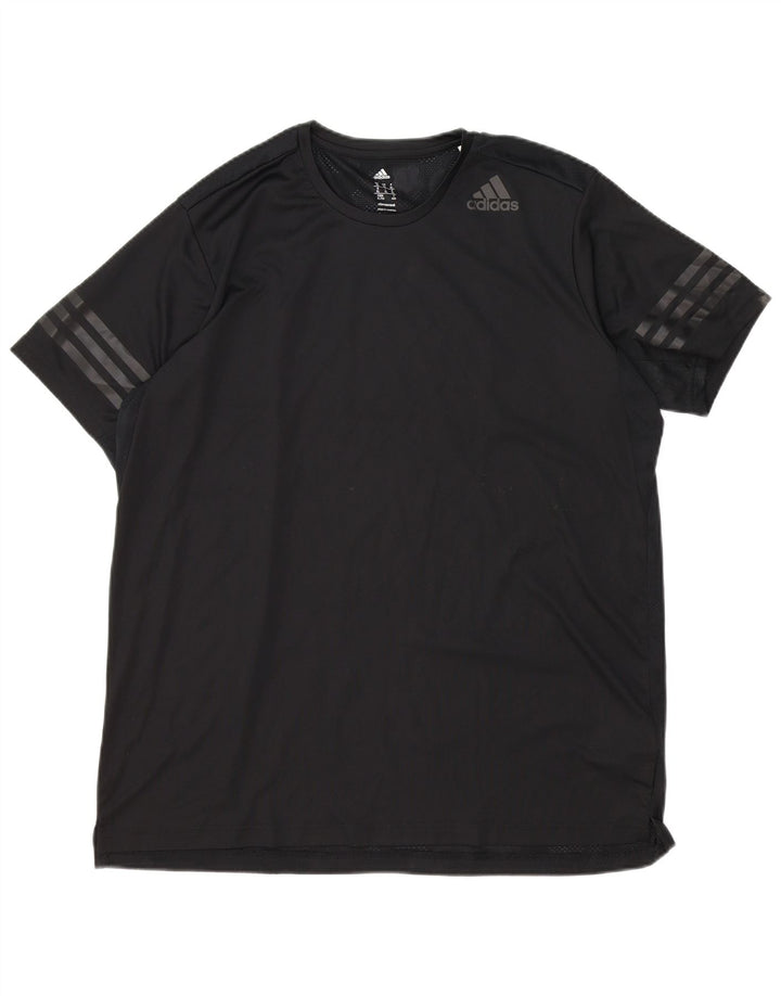 Adidas Herren Climacool T-Shirt Top XL Schwarz Polyester