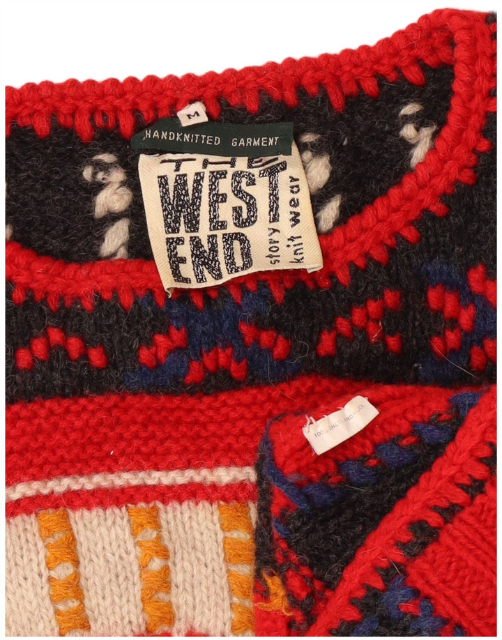 THE WEST END Damen-Pullover mit U-Boot-Ausschnitt, Gr. 14, mittelmehrfarbig