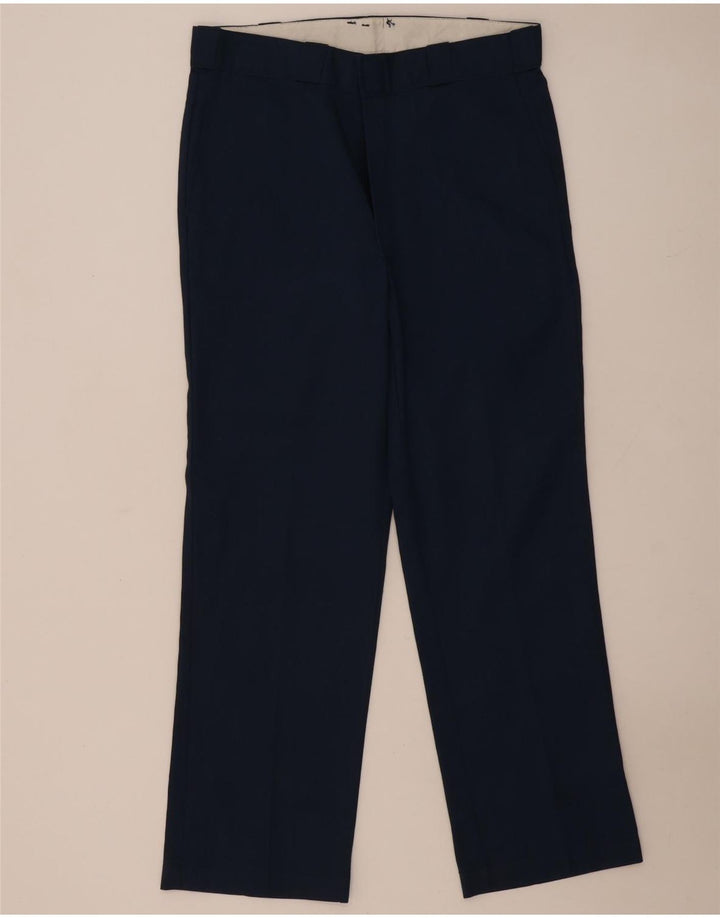 Dickies gerade Chino-Hose für Herren, W34, L31, marineblaues Polyester