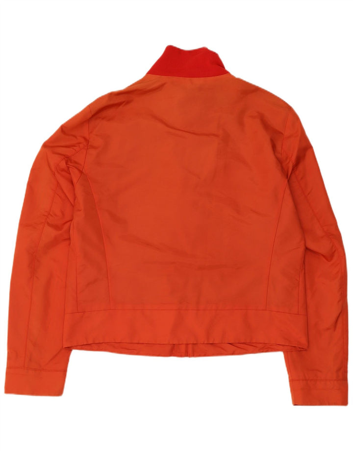 Hugo Boss Herren Crop Bomberjacke EU 52 XL Orange Polyamid