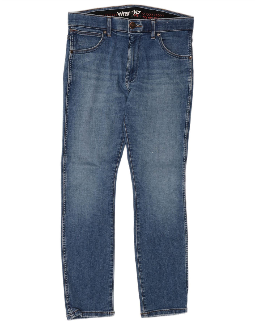 Wrangler Herren Larston Slim Jeans W30 L30 Blaue Baumwolle