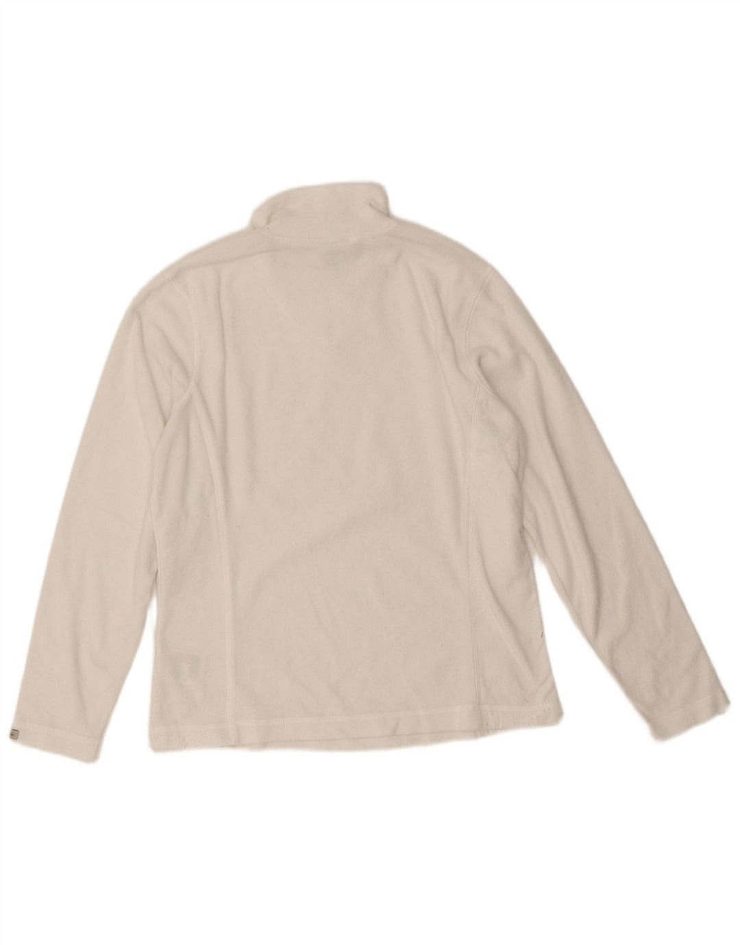 Columbia Damen-Fleecepullover mit Reißverschluss am Hals, UK 10, Größe S, Weiß, Polyester