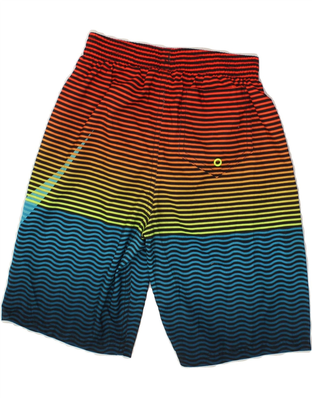 NIKE Boys Sport Shorts 10-11 Years Medium Multicoloured Colourblock Vintage Nike and Second-Hand Nike from Messina Hembry 