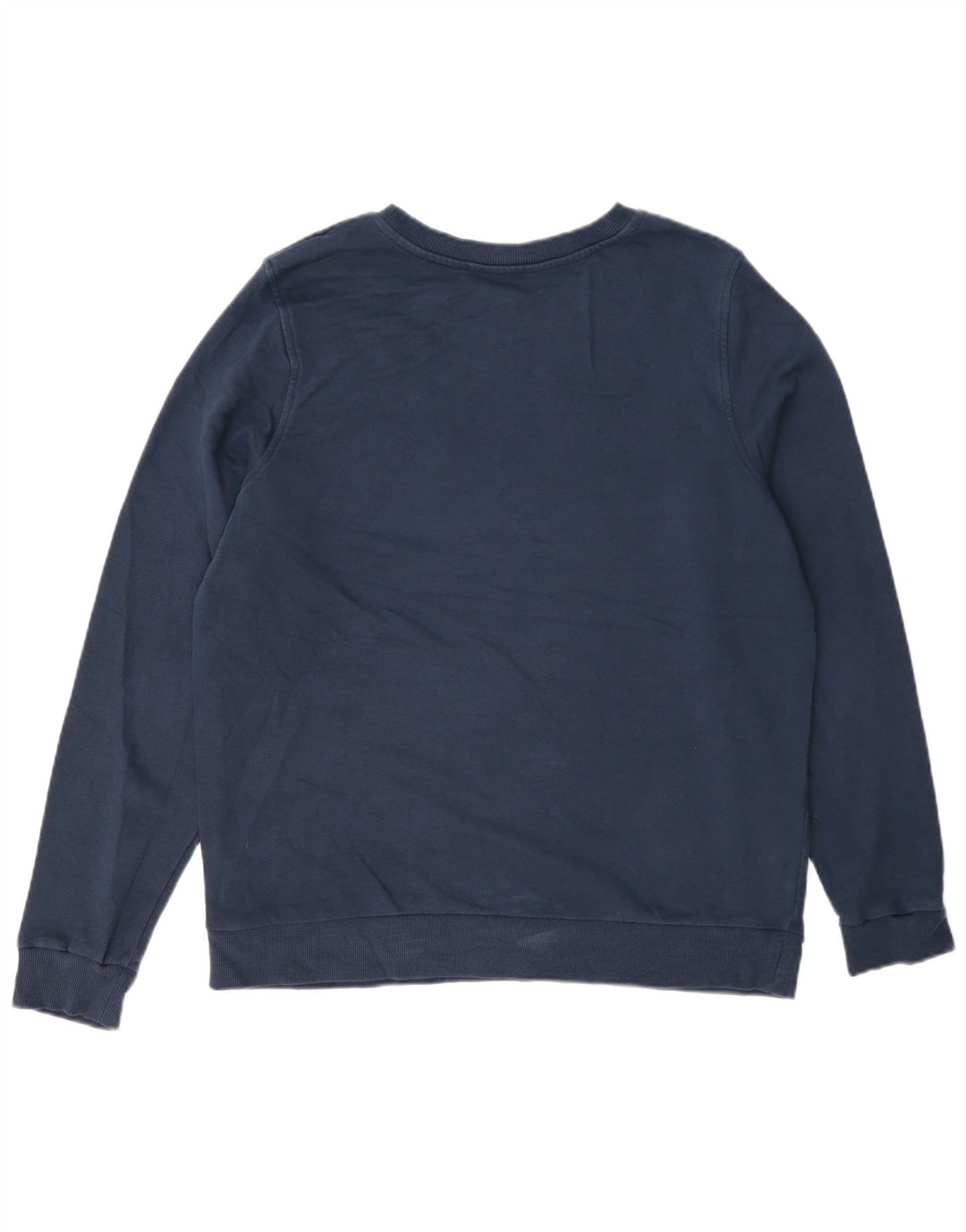 Marks & Spencer Damen-Sweatshirt-Pullover UK 16 Large Marineblaue Baumwolle