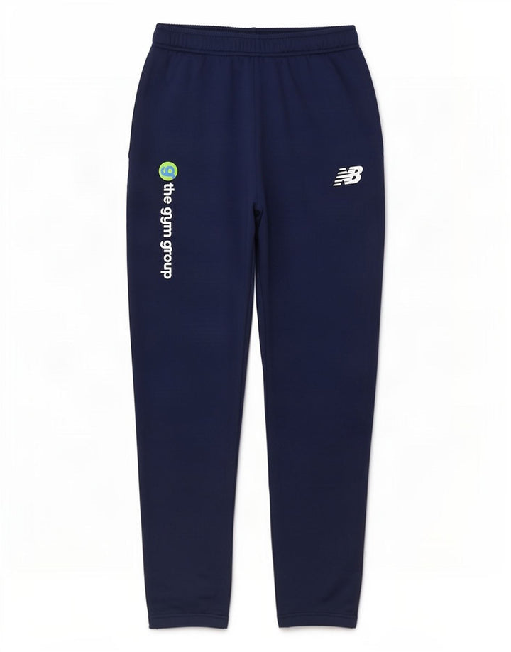 New Balance Herren-Trainingshose mit grafischer Grafik, mittelmarineblaues Polyester
