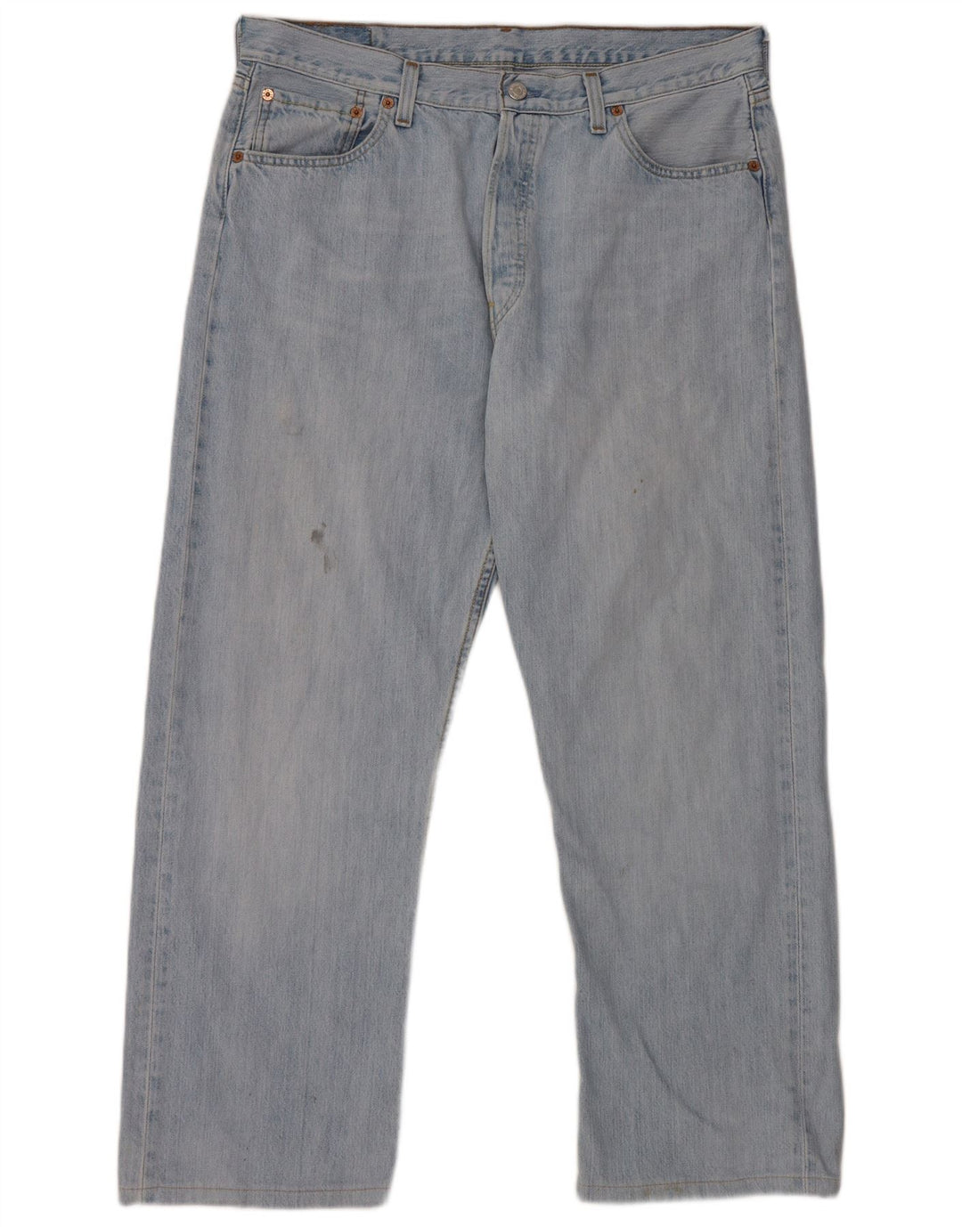 Levi's Herren 501 Straight Jeans W36 L28 Blaue Baumwolle