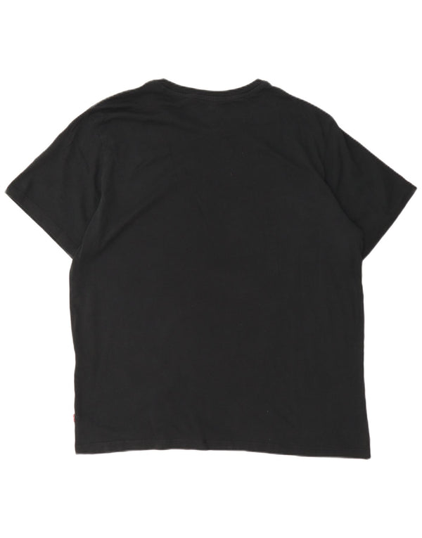 Levi's Mens Graphic T-Shirt Top Large Black Cotton